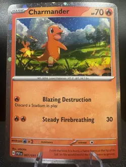 Charmander 007/091 Pokemon Cosmos Holo Near Mint - Image 1