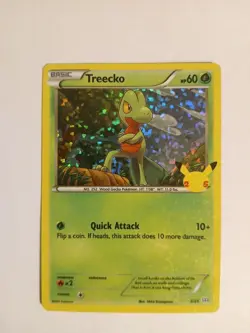 NM Treecko Holo - McDonald's Promo 25th Anniversary - Pokemon TCG Card 3/25 - Image 1