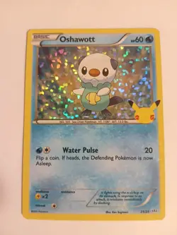 NM Oshawott Holo McDonald's Promo 25th Anniversary Pokemon TCG Card 21/25 - Image 1