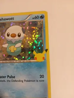 NM Oshawott Holo McDonald's Promo 25th Anniversary Pokemon TCG Card 21/25 - Image 3