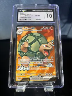 Golem ex 189/165 Sv: Scarlet & Violet 151 Holo CGC 10 Gem Mint! Pokemon - Image 1