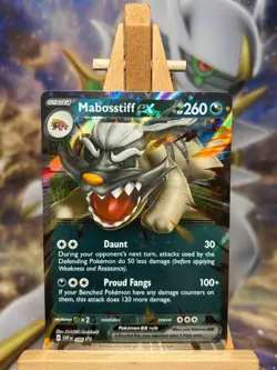 Pokemon- Scarlet & Violet Black Star Promo - Mabosstiff ex 086 - NM - Image 1
