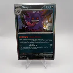 Gengar Holo Rare 130 HP POR 050/088 Mind Jack Pokemon TCG English - Image 1
