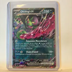 Okidogi EX 036/064 Shrouded Fable Double Rare Pokemon NM/M Holo - Image 2