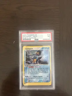 Pokemon Swampert #13/109 Ruby and Sapphire Edition PSA 7 - Image 1