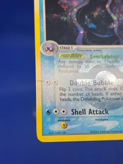 2004 Pokemon FireRed & LeafGreen Cloyster 20/112 Reverse Holo Rare MP - Image 5