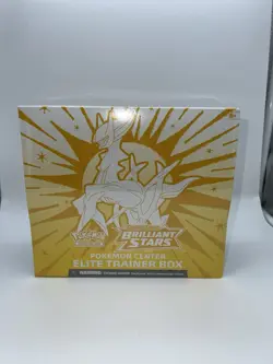 Pokemon TCG Brilliant Stars Pokemon Center ETB Elite Trainer Box Factory Sealed - Image 1