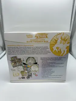 Pokemon TCG Brilliant Stars Pokemon Center ETB Elite Trainer Box Factory Sealed - Image 3