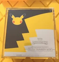 Pokemon TCG: Celebrations Pokemon Center Elite Trainer Box With Acrylic 820650809866 - Image 2