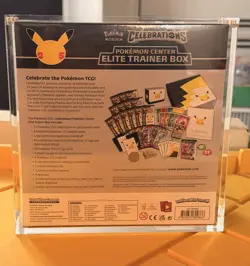 Pokemon TCG: Celebrations Pokemon Center Elite Trainer Box With Acrylic 820650809866 - Image 3