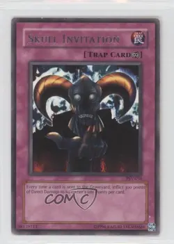 Skull Invitation (R) Unlimited YuGiOh Pharaoh's Servant #PSV-056 2002 READ - Image 1