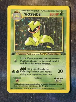 Victreebel 14/64 Jungle 1st Edition Holographic Holo Rare Vintage Pokemon MP - Image 1