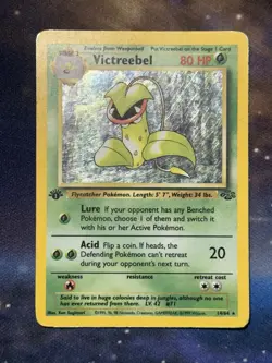 Victreebel 14/64 Jungle 1st Edition Holographic Holo Rare Vintage Pokemon MP - Image 4