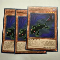Onomatokage x3 (playset) DOOD-EN007 Common 1st Ed NM (READY TO SHIP!) Yugioh - Image 1