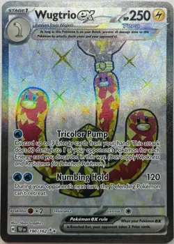 Wugtrio ex Ultra Rare TEF-190/162 - SV05: Temporal Forces - Pokemon TCG - Image 1