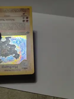 Pokemon TCG Machamp Holo Rare 1st Edition Base Set #8/102 NM - Image 3