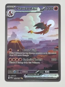 Charizard ex 199/165 Sv: Scarlet & Violet 151 Holo Pokemon Single - Image 1