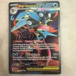 Mega Greninja EX 100/086 XY Primal Clash Secret Rare Full Art Holo worth psa 10 - Image 1