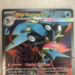 Mega Greninja EX 100/086 XY Primal Clash Secret Rare Full Art Holo worth psa 10 - Image 2