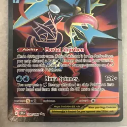 Mega Greninja EX 100/086 XY Primal Clash Secret Rare Full Art Holo worth psa 10 - Image 3