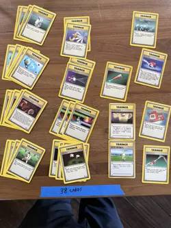 Pokemon TCG Trainer & Energy Lot 71 Cards Vintage WOTC Era Base Jungle Fossil - Image 1