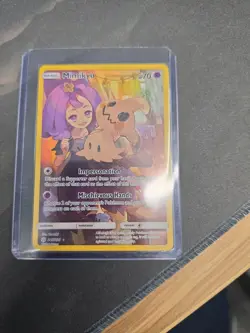 Pokemon Mimikyu TCG Cosmic Eclipse Holo Card 245/236 Secret Rare Mint Condition - Image 1