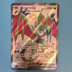 Pokemon Noivern EX SV: Paldean Fates 220/091 Shiny Ultra Rare Holo 260 HP - Image 1