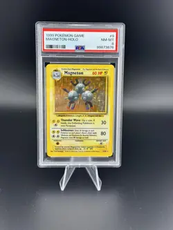 1999 Pokemon Game 9/102 - Magneton-Holo PSA 8 - Image 1