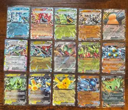 Pokemon TCG - Prismatic Evolutions Double Rare ex cards (lot of 15) Near Mint - Image 1