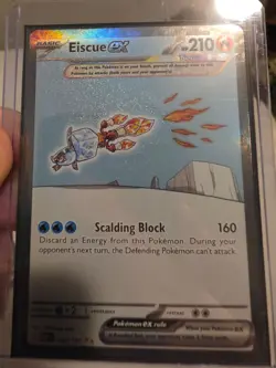 Pokemon TCG Eiscue ex 222/197 Obsidian Flames Special Illustration - Image 1