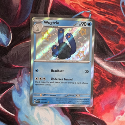 Wugtrio 122/091 SV: Paldean Fates Shiny Rare Holo Stage 1 90 HP Eng - Image 1