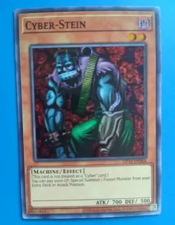 Near Mint Yugioh Cyber-Stein Super Rare OP16-EN004 - Image 1