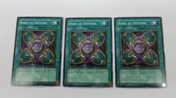 3x RING OF DEFENSE SPELL DPKB-EN034 1ST EDITION COMMON YUGIOH NM UNPLAYED - Image 1