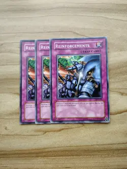 Yu-Gi-Oh! - Reinforcements 3x - Full Playset Of Cards - Image 1