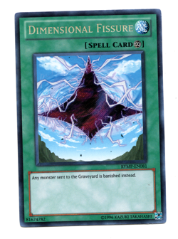 Yugioh Dimensional Fissure Secret Rare 1st edition RYMP-EN081 Near Mint! - Image 1