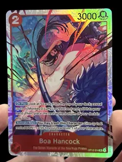 Boa Hancock SR Legacy of the Master OP12-014 NM English One Piece Card - Image 1