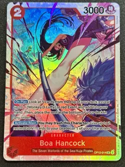 Boa Hancock SR Legacy of the Master OP12-014 NM English One Piece Card - Image 2