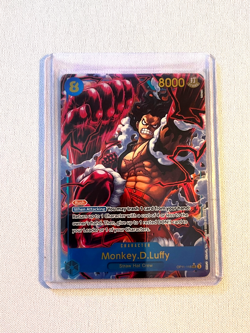 Monkey.D.Luffy ALT ART SEC OP11-118 One Piece Fist of Devine Speed English - Image 1