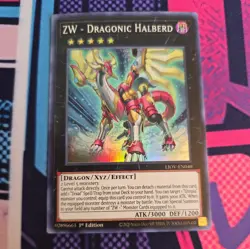 Yugioh! ZW - Dragonic Halberd - LIOV-EN040 - Super Rare - 1st Edition - Image 1
