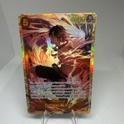 Bandai One Piece Card Game Portgas.D.Ace OP02-013 OP-02 SR Alt Art Foil EN - Image 1