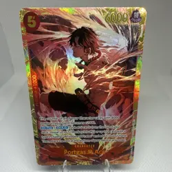 Bandai One Piece Card Game Portgas.D.Ace OP02-013 OP-02 SR Alt Art Foil EN - Image 2