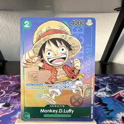 Bandai Monkey D. Luffy P-037 foil Promo Character Super Rare English 4000 - Image 1