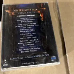 WOW WORLD OF WARCRAFT Class Starter Deck - Worgen Hunter NEW SEALED English New - Image 3