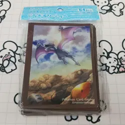 Ptera Deck Shield 64 Count Pokemon Card Sleeves Official Trading Cards - Image 1