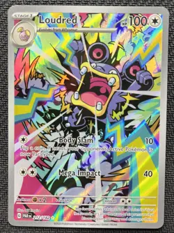 Loudred IR Paradox Rift 212/182 Holo Illustration Rare PAR EN Pokemon Card 2023 - Image 1
