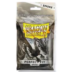 Dragon Shield Perfect Fit Inner Clear/Smoke Standard Size Card Sleeves 100ct - Image 1