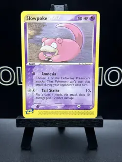 Slowpoke 45/95 2004 EX Team Magma Vs. Team Aqua Pokemon Card Sugimori Art - LP - Image 2