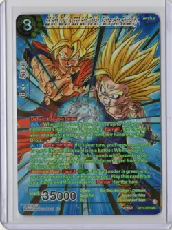 SS Son Goku & SS2 Son Gohan, Father-Son Solidarity BT21-079 SPR DBS Card - Image 1