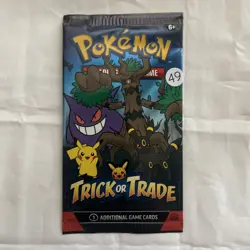 2024 Pokemon Trick Or Trade 3 Card Booster Pack Halloween Trick Or Treat 🤪 - Image 1