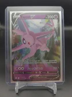Espeon V - 064/203 - Pokemon Evolving Skies Sword & Shield Ultra Rare Card NM - Image 2